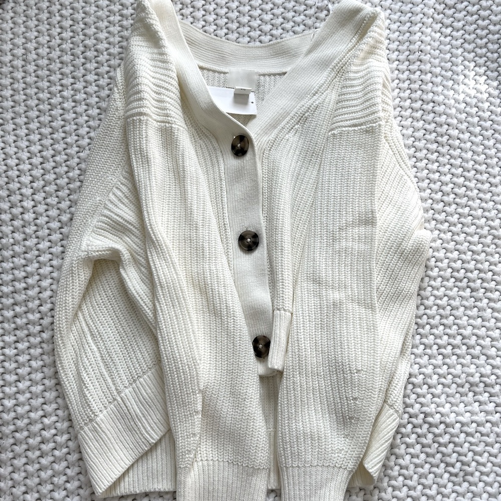 Button up sweater